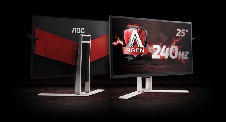 AOC AGON AG251FG este cel mai rapid monitor de gaming NVIDIA G-SYNC de pe piață; vine în România din august