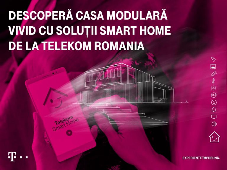 Telekom România şi Vivid prezintă un proiect de casă modulară şi inteligentă, bazat pe soluţia Smart Home Telekom