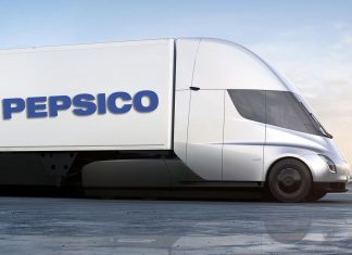 Cea mai mare comandă realizată pentru camionul electric Tesla Semi vine din partea PepsiCo; 100 unități sunt rezervate Tesla Semi