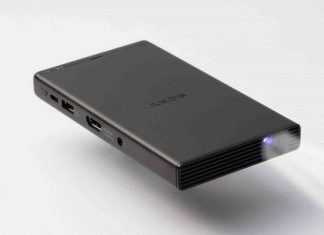 CES 2018: Sony prezintă proiectorul de buzunar MP-CD1, cu imagine proiectată de 120 inch