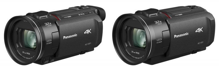 CES 2018: Panasonic lansează noile camere video 4K HC-VXF1, HC-Vx1 şi o cameră video Full HD HC-V800
