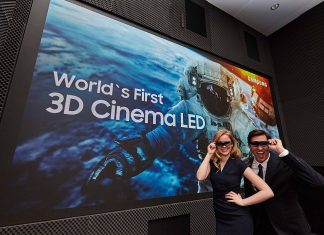 Samsung lansează primul ecran cinematografic LED 3D din lume: Samsung Cinema LED 3D