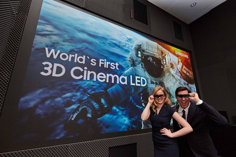 Samsung lansează primul ecran cinematografic LED 3D din lume: Samsung Cinema LED 3D