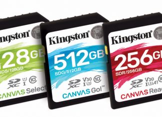 Kingston Digital anunţă noile carduri de memorie Canvas, gândite pentru captura foto/video high end