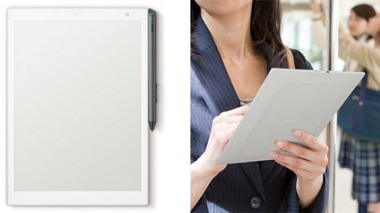 Sony anunţă o versiune mai mică a tabletei Digital Paper, bazată pe E-Ink