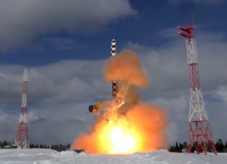 Rusia testează racheta balistică intercontinentală Satan 2, cu raza de acţiune de peste 11.000 km