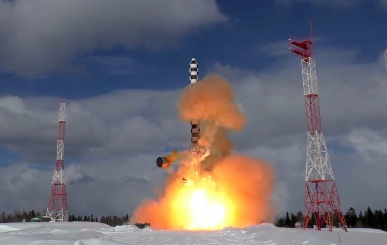 Rusia testează racheta balistică intercontinentală Satan 2, cu raza de acţiune de peste 11.000 km