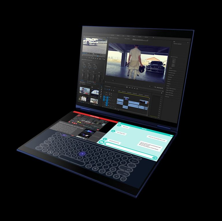 Computex 2018: ASUS Precog este un PC dual display pliabil ce pare să vină din viitor