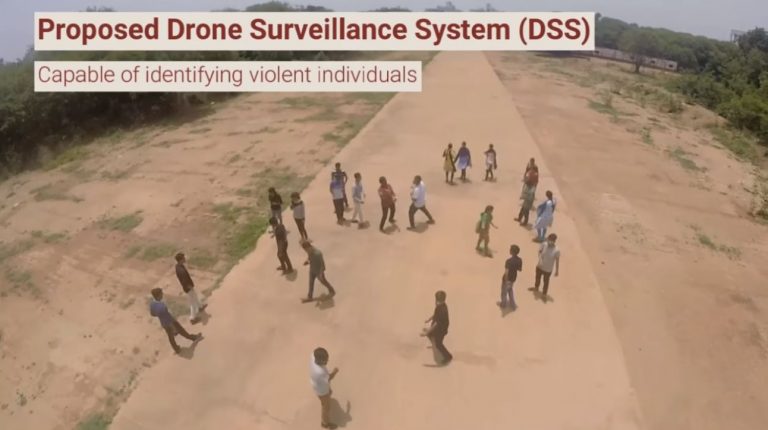 O nouă tehnologie AI a dronelor poate detecta comportamentul violent în mulţimi (Video)