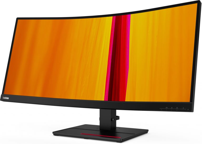 CES 2020: Lenovo ThinkVision T34w-20 este un nou monitor curbat cu rol de dock pentru laptop