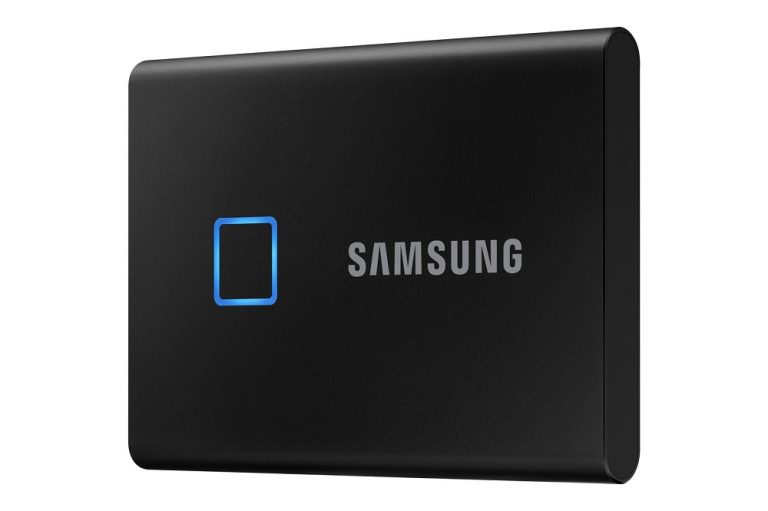 CES 2020: Samsung a lansat SSD-ul portabil T7 Touch, cu cititor de amprente integrat
