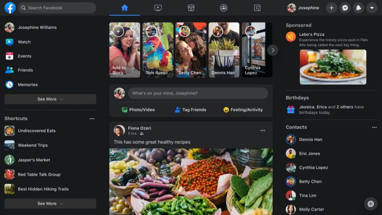 Facebook Dark Mode ajunge şi pe Desktop pentru toată lumea, la pachet cu un design nou