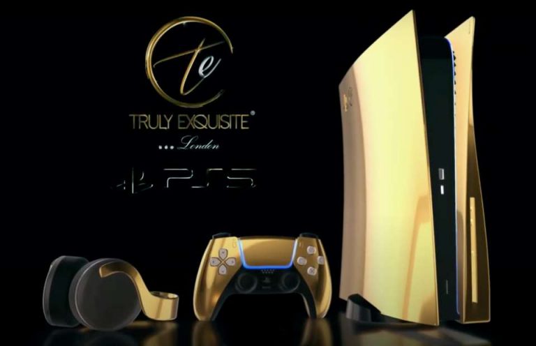 Noua modă: PlayStation 5 suflat cu aur de 24 de karate va sosi spre final de an