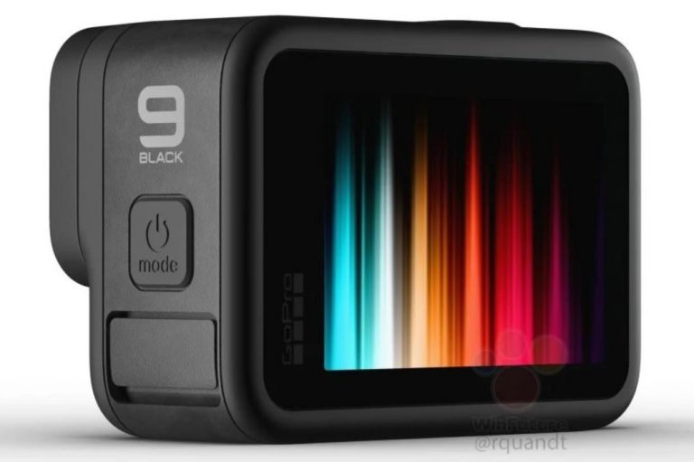 GoPro Hero9 Black apare în primele imagini, vine cu ecran frontal, util pentru vlogging