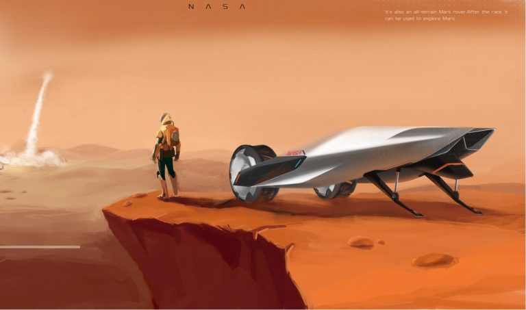 Chevrolet și NASA ar putea lansa un vehicul echipat cu motoare de reacție destinat curselor pe Marte