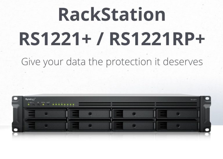 Synology anunţă RackStation RS1221+ şi RS1221RP+, două noi unităţi rack de tip 2U