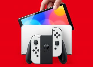 Nintendo Switch OLED a debutat oficial! Noua consolă portabilă sosește cu un ecran mai mare și un stand care permite ajustarea facilă Nintendo Switch OLED