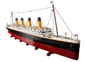 LEGO Titanic este o replică impresionantă de 9090 de piese, unul dintre cele mai lungi modele LEGO