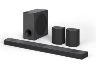 Soundbar-ul premium LG S95QR are o putere de 810W şi 9.1.5 canale imersive