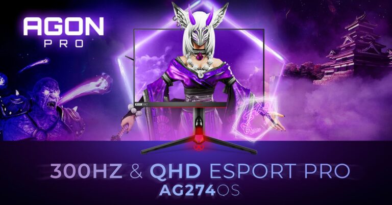 AGON by AOC ne aduce un monitor de gaming 2K la 300 Hz: AGON PRO AG274QS, ideal pentru shootere