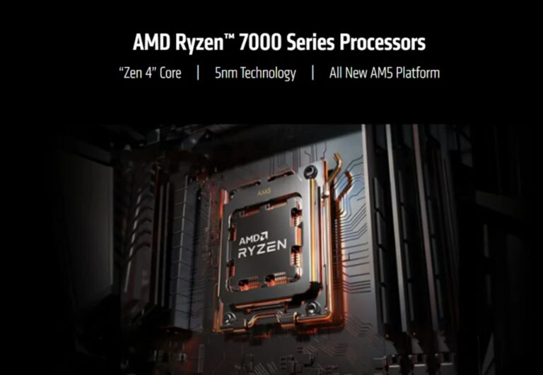 AMD anunţa procesoarele Ryzen 7000: 4 modele cu suport DDR5 şi tactate până la 5.7 GHz